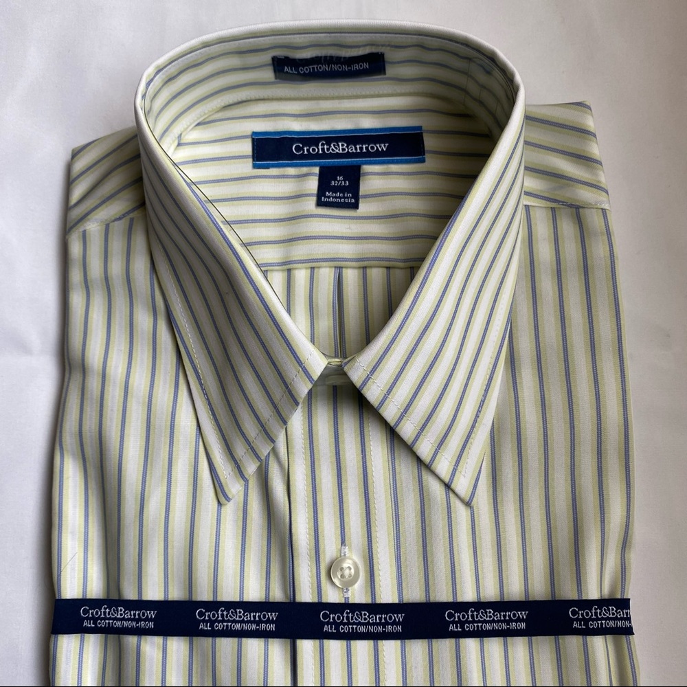 Croft & Barrow - Dress shirt - 16 32/33- All cotton- non iron